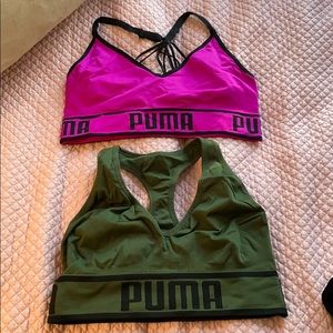 2 puma sports bras size large